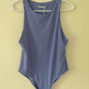 Zara Blue Bodysuit One Piece Classic Design